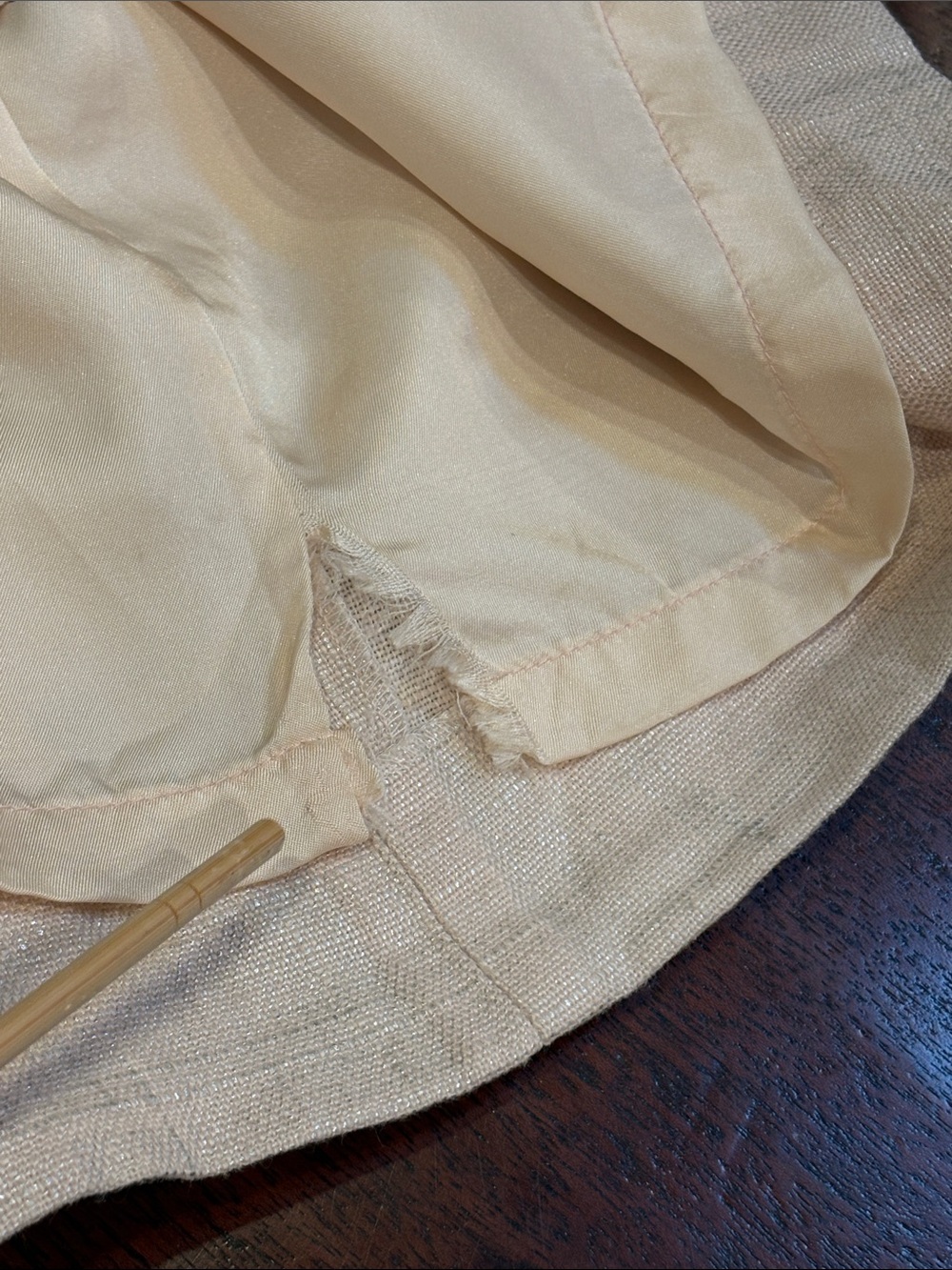 Vintage Ralph Lauren Collection Light Pink Linen Pencil Skirt size 6 - Picture 13 of 13